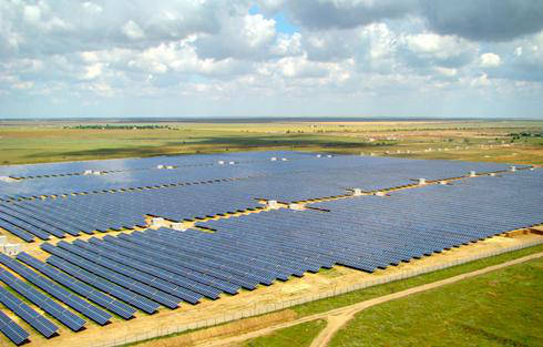 Солнечная электростанция возле села Охотниково от компании Activ Solar