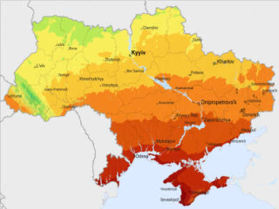 Solar Map Ukraine